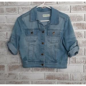 Dream Out Loud By Selena Gomez Jean Jacket sz S Versatile Core Distressed